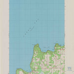United States Geological Survey Ellison Bay, WI (1982, 24000-Scale) digital map