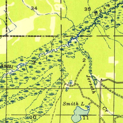 United States Geological Survey Ellison Lake, WI (1949, 48000-Scale) digital map