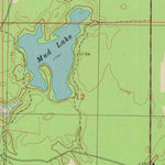 United States Geological Survey Ellison Lake, WI (1984, 24000-Scale) digital map