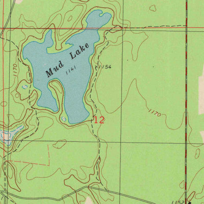 United States Geological Survey Ellison Lake, WI (1984, 24000-Scale) digital map