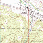 United States Geological Survey Elliston, MT (1989, 24000-Scale) digital map