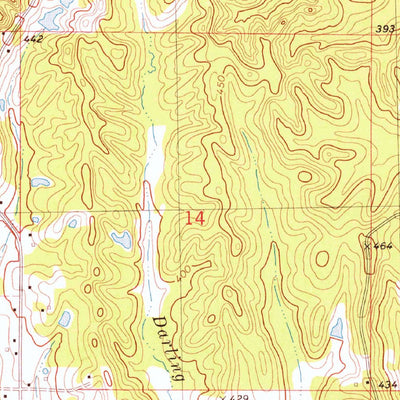 United States Geological Survey Ellistown, MS (1980, 24000-Scale) digital map