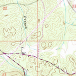 United States Geological Survey Ellisville, AL (1967, 24000-Scale) digital map