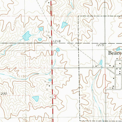 United States Geological Survey Ellston, IA (1981, 24000-Scale) digital map