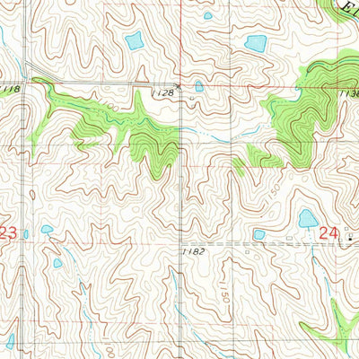 United States Geological Survey Ellston, IA (1981, 24000-Scale) digital map