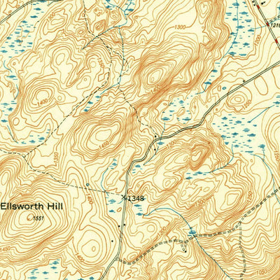 United States Geological Survey Ellsworth, CT (1950, 31680-Scale) digital map