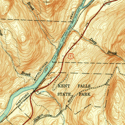 United States Geological Survey Ellsworth, CT (1950, 31680-Scale) digital map