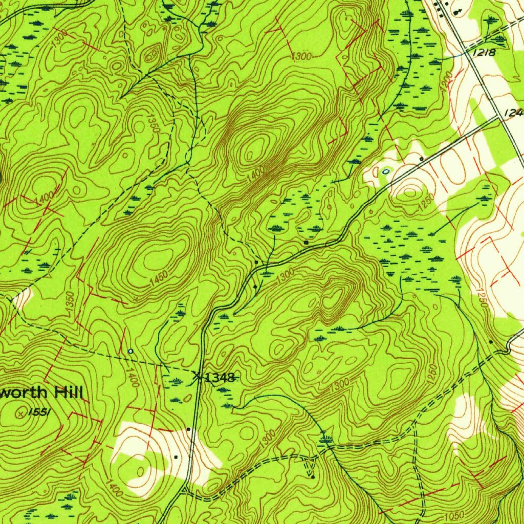 Ellsworth, CT (1956, 31680-Scale) Map by United States Geological ...