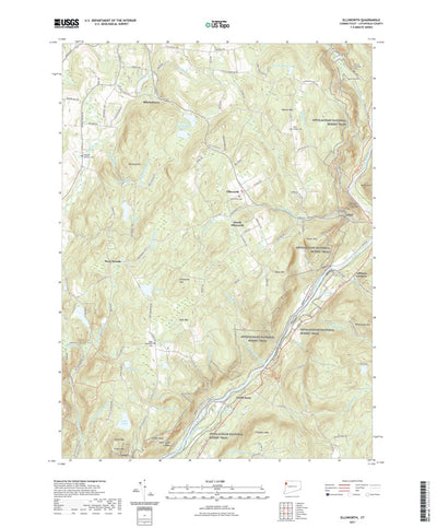 United States Geological Survey Ellsworth, CT (2021, 24000-Scale) digital map