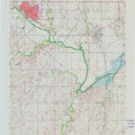 United States Geological Survey Ellsworth, KS (1957, 24000-Scale) digital map