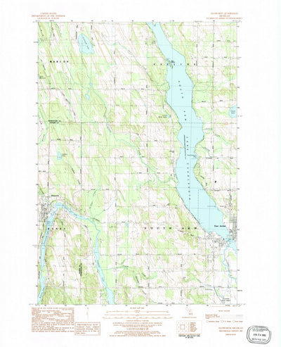 United States Geological Survey Ellsworth, MI (1983, 25000-Scale) digital map