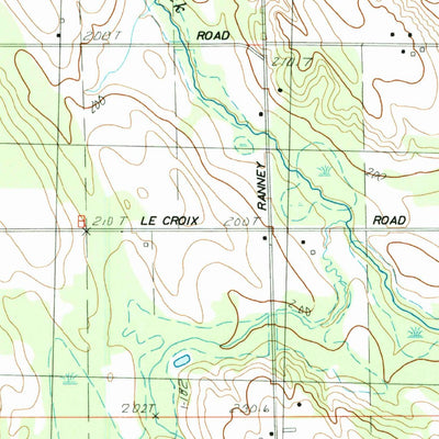 United States Geological Survey Ellsworth, MI (1983, 25000-Scale) digital map