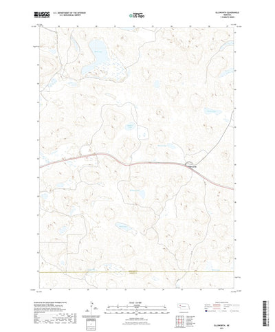 United States Geological Survey Ellsworth, NE (2021, 24000-Scale) digital map