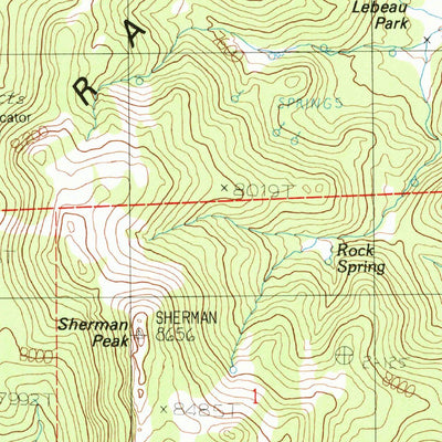 United States Geological Survey Ellsworth, NV (1988, 24000-Scale) digital map