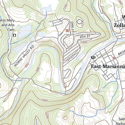 United States Geological Survey Ellsworth, PA (2023, 24000-Scale) digital map