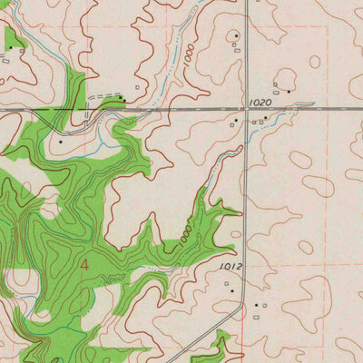 United States Geological Survey Ellsworth, WI (1974, 24000-Scale) digital map