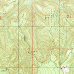 United States Geological Survey Elm Bluff, AL (1987, 24000-Scale) digital map