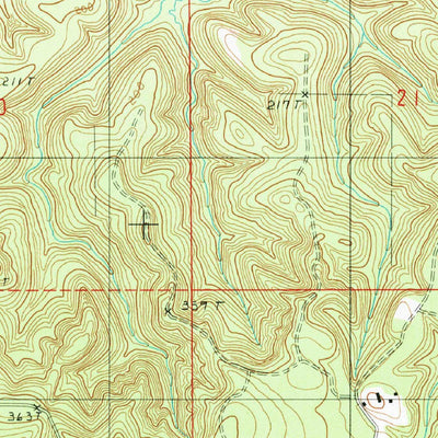United States Geological Survey Elm Bluff, AL (1987, 24000-Scale) digital map