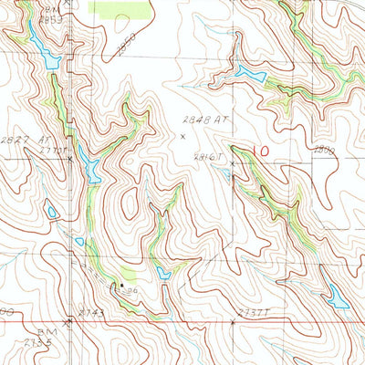 United States Geological Survey Elm Creek Ranch, SD (1983, 24000-Scale) digital map