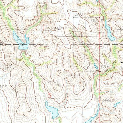 United States Geological Survey Elm Creek Ranch, SD (1983, 24000-Scale) digital map
