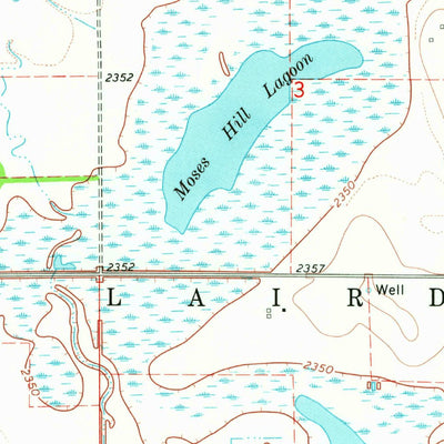 United States Geological Survey Elm Creek SW, NE (1970, 24000-Scale) digital map