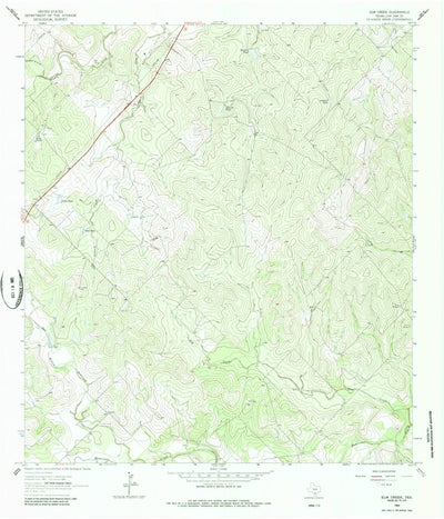 United States Geological Survey Elm Creek, TX (1963, 24000-Scale) digital map
