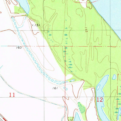 United States Geological Survey Elm Grove, LA (1980, 24000-Scale) digital map