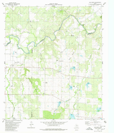 United States Geological Survey Elm Grove, TX (1979, 24000-Scale) digital map