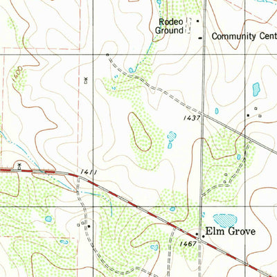 United States Geological Survey Elm Grove, TX (1979, 24000-Scale) digital map