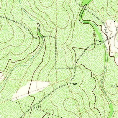 United States Geological Survey Elm Mountain, TX (1974, 24000-Scale) digital map