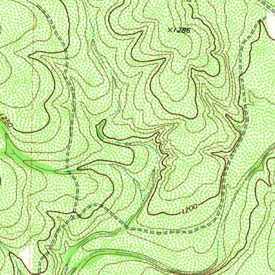 United States Geological Survey Elm Mountain, TX (1974, 24000-Scale) digital map