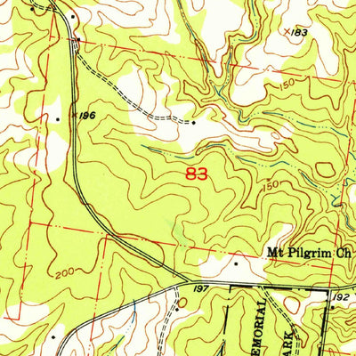 United States Geological Survey Elm Park, LA (1954, 24000-Scale) digital map