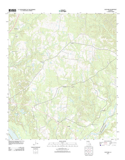 United States Geological Survey Elm Park, LA (2012, 24000-Scale) digital map
