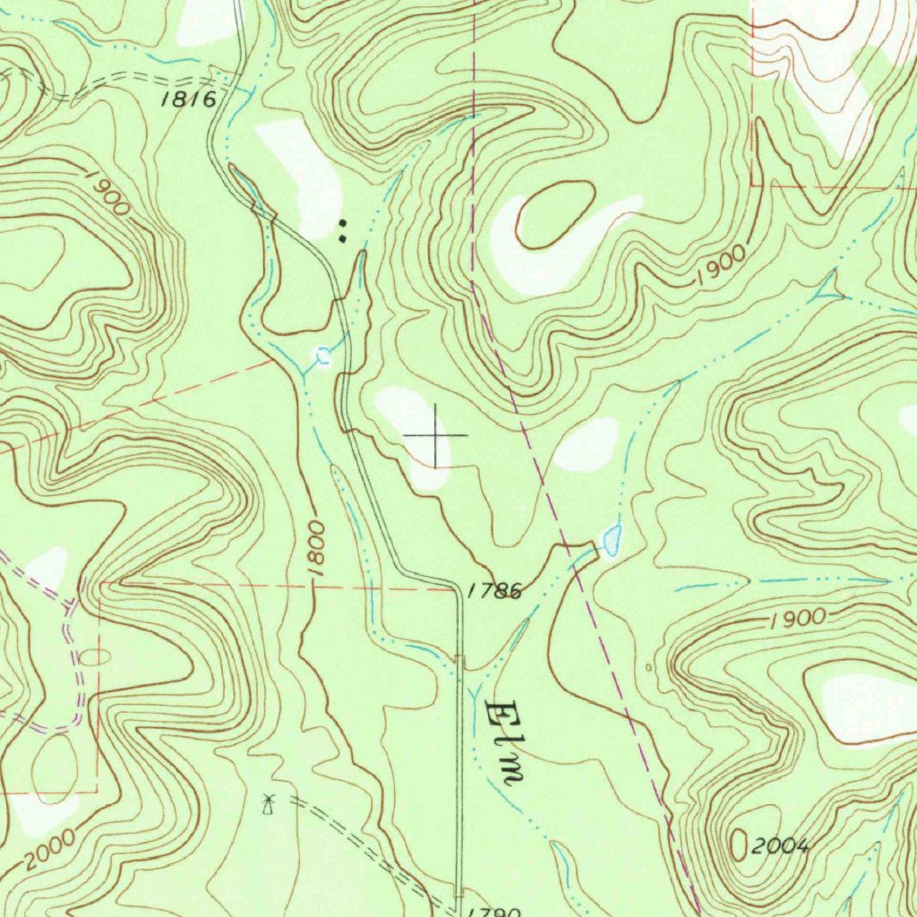 Elm Slough, TX (1970, 24000-Scale) Map by United States Geological ...