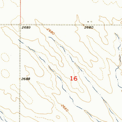 United States Geological Survey Elm Springs, SD (1954, 24000-Scale) digital map