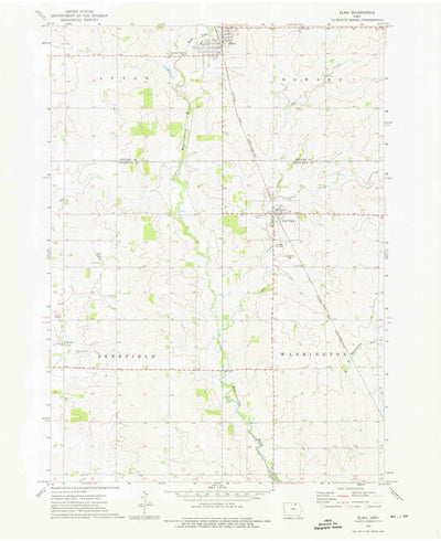 United States Geological Survey Elma, IA (1972, 24000-Scale) digital map