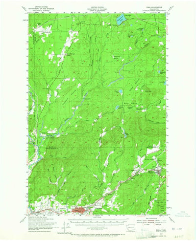 United States Geological Survey Elma, WA (1953, 62500-Scale) digital map