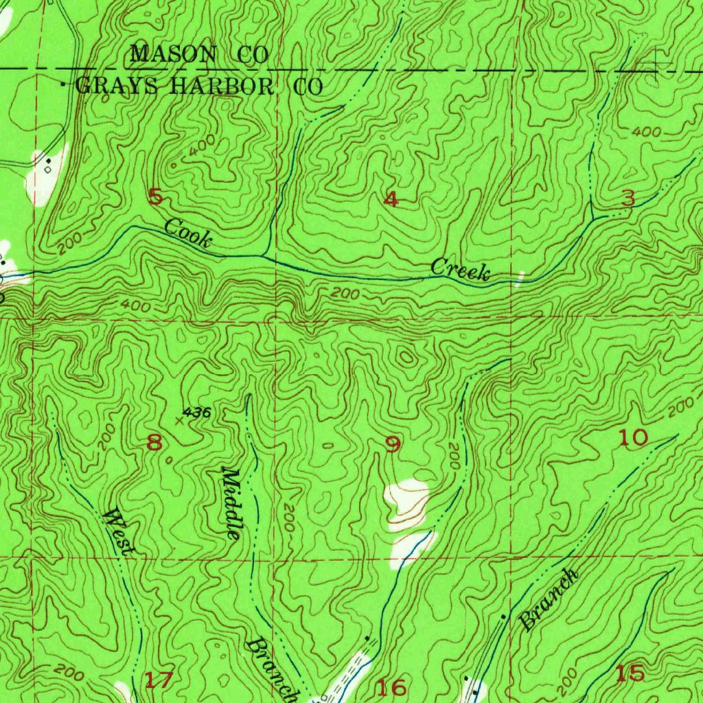 Elma, WA (1953, 62500-Scale) Map by United States Geological Survey ...