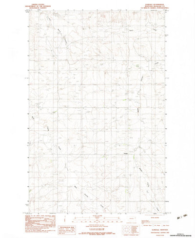 United States Geological Survey Elmdale, MT (1983, 24000-Scale) digital map