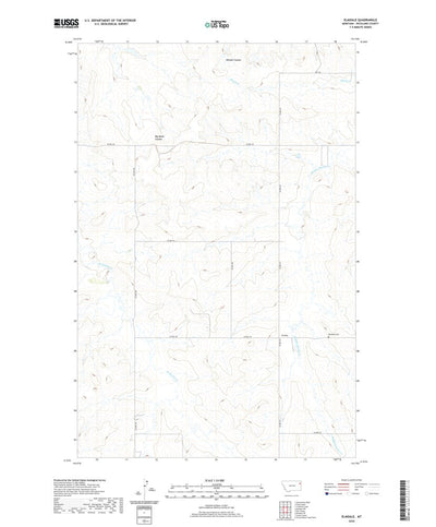 United States Geological Survey Elmdale, MT (2020, 24000-Scale) digital map