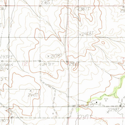 United States Geological Survey Elmdale NW, MT (1983, 24000-Scale) digital map