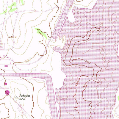 United States Geological Survey Elmendorf, TX (1967, 24000-Scale) digital map