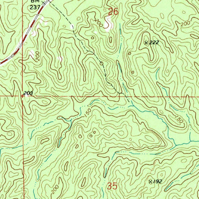 United States Geological Survey Elmer, LA (1971, 24000-Scale) digital map