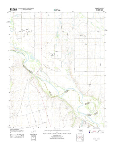 United States Geological Survey Elmer, OK-TX (2012, 24000-Scale) digital map