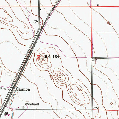 United States Geological Survey Elmira, CA (1953, 24000-Scale) digital map