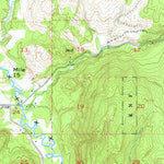 United States Geological Survey Elmira, ID (1951, 62500-Scale) digital map