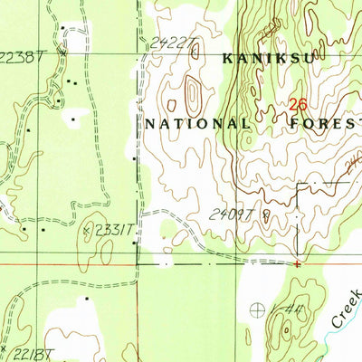United States Geological Survey Elmira, ID (1989, 24000-Scale) digital map