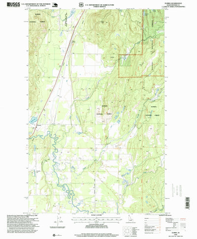 United States Geological Survey Elmira, ID (1996, 24000-Scale) digital map