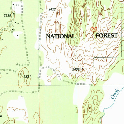United States Geological Survey Elmira, ID (1996, 24000-Scale) digital map