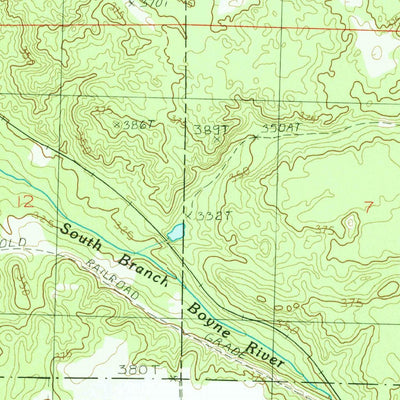 United States Geological Survey Elmira, MI (1986, 24000-Scale) digital map
